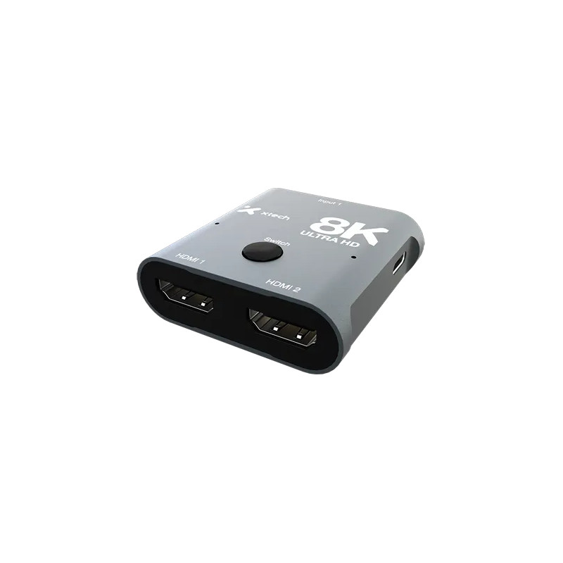 Switch HDMI XHA-440 2Puertos 8K Bidireccional Xtech AB005XTK41