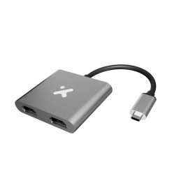 Adaptador Video XTC-548 USB-C a HDMI dual 12cm Xtech AB005XTK32