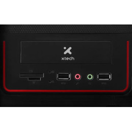 Case Micro ATX XTQ-100 con Fuente 600W Xtech CS511XTK06