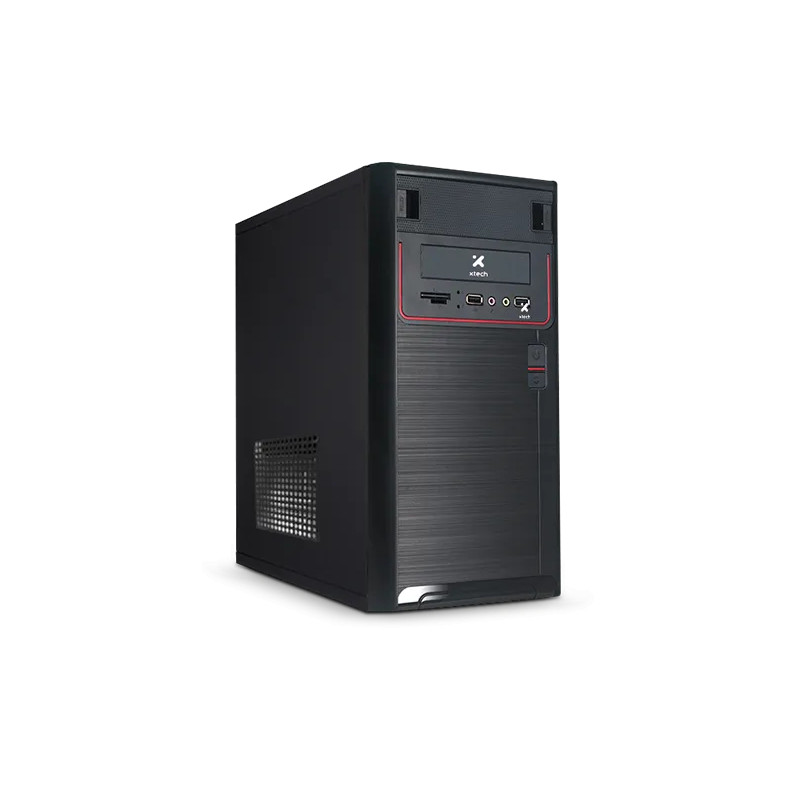 Case Micro ATX XTQ-100 con Fuente 600W Xtech CS511XTK06