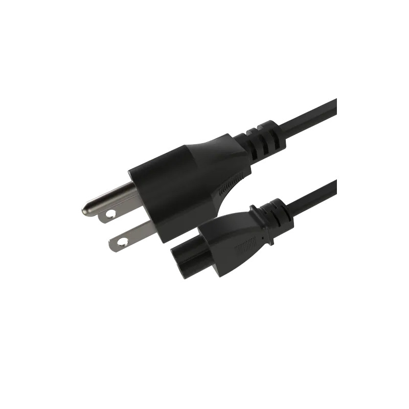 Cable de Poder Acoplador Xtech XTC-120 3 Pines C5 Coupler NEMA 5-15P, 1.8 Metros
