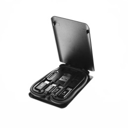 Cable USB Kit XTC-570 USB-C Adapatador USB-A MicroUSB Lightning Con Stuche Xtech AB005XTK04