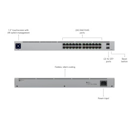 Switch 24Port GbE 2SFP L2 uniFi Ubiquiti USW-24