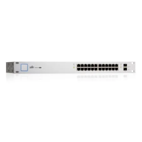 UniFi Switch Ubiquiti US-24-250W, 24 Puertos GE / 2 SFP / 250W Potencia Soporta TRUNK VLAN LACP RSTP