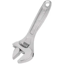 Llave Francesa 6" A1" Profesionales CrVanadio Cromadas Truper 15505 Truper-Llave Francesa 6" A1" Profesionales CrVanadio Cromada