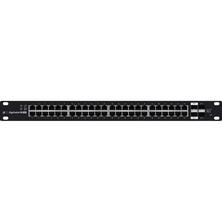 Switch Administrable EdgeMax Ubiquiti ES-48-500W, 48 Puertos con POE hasta 500 watts 2 SFP, Switching hasta 140Gbps 1RU