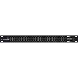 Switch EdgeSwitch Ubiquiti ES-48-500W, 48 Puertos con POE hasta 500 watts 2 SFP, Switching hasta 140Gbps 1RU Ubiquiti-Switch Adm