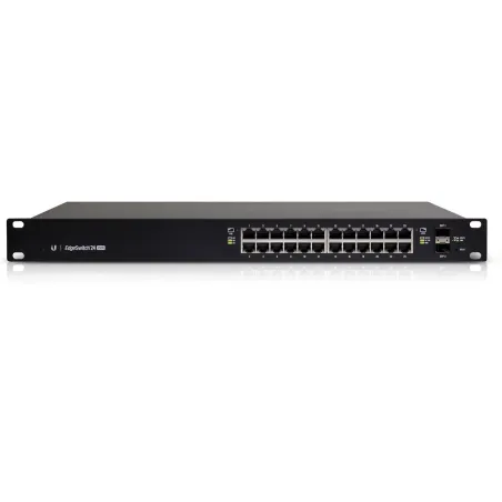 Switch Administrable EdgeMax Ubiquiti ES-24-500W, 24 Puertos con POE hasta 500 watts 2 SFP, Switching hasta 52Gbps 1RU