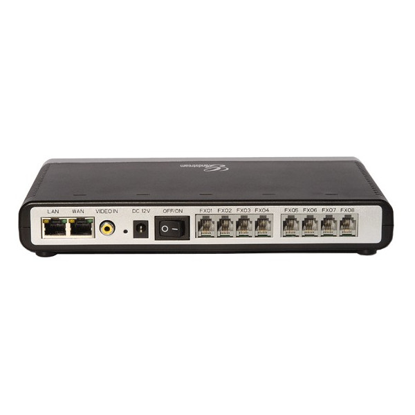 Gateway - GrandStream GXW-4108, 8 FXO RJ11, 2PT RJ-45 (10/100Mbps), Video Input