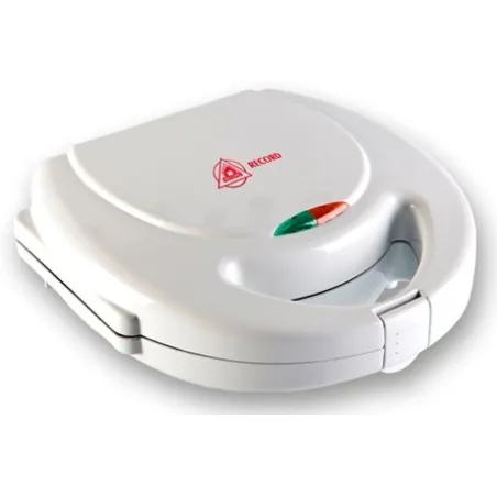  Sandwichera Electrica, planchas con doble revestimiento antiadherente con termostato automatico, Blanco, REC-CLSNE100 RECORD 58