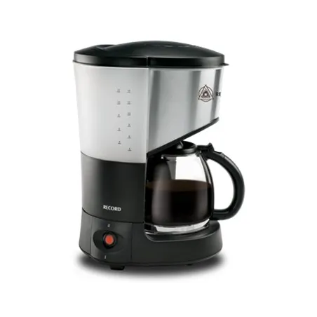  Cafetera Electrica Capacidad 12 Tazas, Apagado Automatico Antigoteo Vidrio Refractario, REC-INCAC100 RECORD 97.457627 Cafetera 