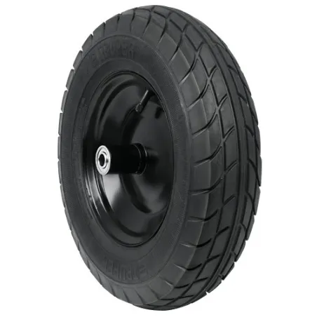  Llantas completa 16" x4" Neumatica Reforzada Rodamientos Alta durabilidad, RN 11852 Truper 58.474576 Llanta completa Neumatica 