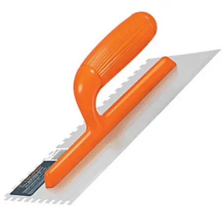  Plancha de Empastar Dentada 11 x 5 Pulgadas, Uso Profesional, 6 Remaches Mango de Plastico, LLP-6C 15413 Truper 9.576271 Planch