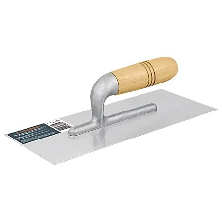  Plancha de Empastar Lisas 11 x 5 Pulgadas, Uso Profesional, 6 Remaches Mango de Madera, LLM-6L 15406 Truper 12.288136 Plancha d