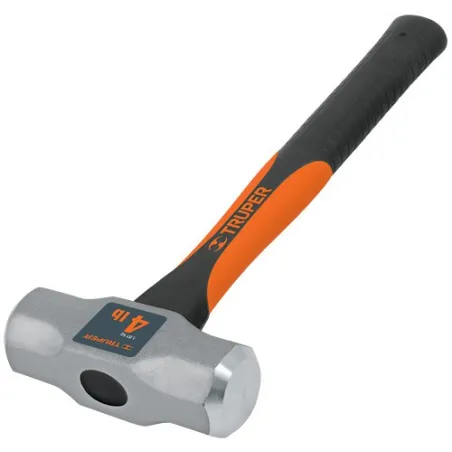  Combas 3lb Octagonales Mango14" Fibra de Vidrio, Cara Maquinada, MD-3F 19883 Truper 21.186441 Combas Octagonales Cabeza 3 lb Ma