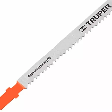  Seguetas T 10DPP x100mm HCS CortesLimpio Madera 5Piezas Caladoras Truper 18125 7.627119 Segueta para caladora Acabado Fino DDP1