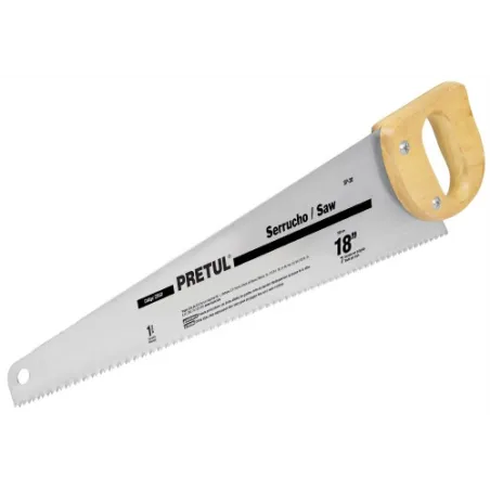  Serrucho 18 " Espesor 0.6mm DPP 7 en acero alto carbono templado, SP-18 22931 Pretul 9.491525 Serrucho 18 " Espesor 0.6mm DPP 7