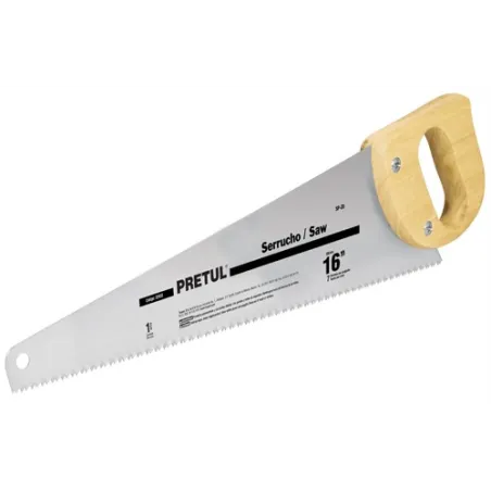  Serrucho 16 " Espesor 0.6mm DPP 7 en acero alto carbono templado, SP-16 22930 Pretul 8.983051 Serrucho 16 " Espesor 0.6mm DPP 7