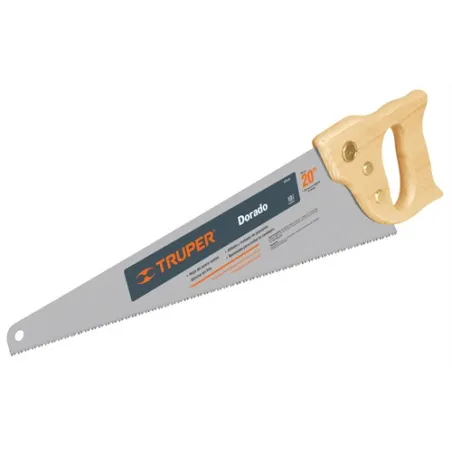  Serrucho Dorado 20" Espesor 0.8mm, DPP 7 en acero alto carbono templado, STD-20 18168 Truper 17.79661 Serrucho Dorado 20" Espes