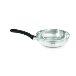 Juego Basic Chef con Sarten 4 Piezas, en acero inoxidable y Fondo difusor encapsulado, 830010123 RECORD RECORD-Juego Basic Chef 