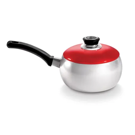 Cacerola Bombeada 3.4 Litros Dimension 22cm, Aluminio importado Fino acabado tapa roja anodizada, 9304120000 RECORD 146.610169 