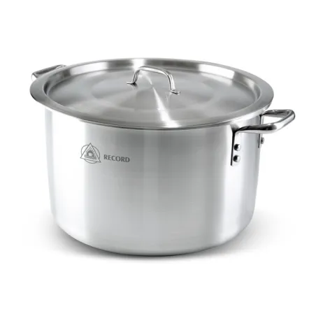  Paila de Acero Inoxidable 35 Litros Dimensiones 40cm, Con asas de acero inoxidable y borde rolado, 9810400214 RECORD 885.59322 