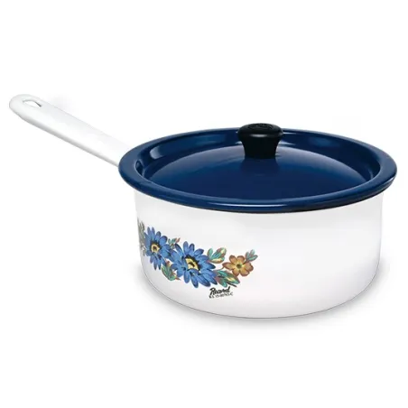  Cacerola Cielo esmaltado N16 1.6 Litros 16 cm, Acero Vitrificado Evita la propagacion de bacterias, 533160062 RECORD 33.898305 