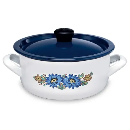  Olla Cielo Esmaltado N16 1.6 Litros 16 cm, Acero Vitrificado Evita la propagacion de bacterias, 530160062 RECORD 33.050847 Olla