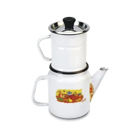  Hervidor Esmaltado N6 3.1 Litros Dimension 16cm. Acero Vitrificado Evita la propagacion de bacterias, 631160046 RECORD 37.28813