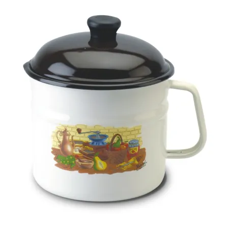  Hervidor Esmaltado N18 4.1 Litros Dimension 18cm. Acero Vitrificado Evita la propagacion de bacterias, 631180046 RECORD 55.0847