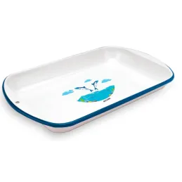 Fuente Cevichera Anchoveta Esmaltado N15 Dimension 15cm. Acero Vitrificado para uso Multiproposito, 6551500104 RECORD RECORD-Fue