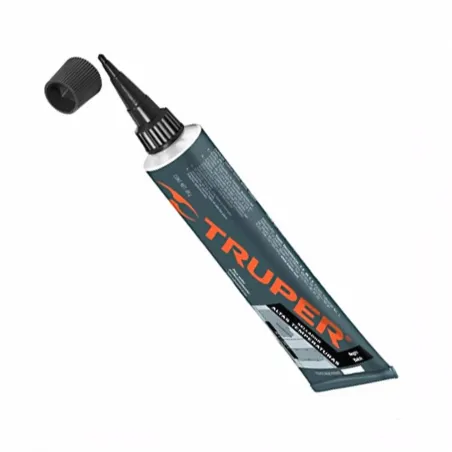  Silicona Alta Temperatura 85g Negro, Vulcaniza a temperatura ambiente resiste max 250 grados Centigrados, ALTER-N 17567 Truper 
