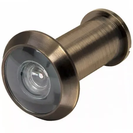  Ojo Magico Dorado antiguo Mirillas de Seguridad Lente de Vidrio para puertas de espesor 1 3/8" a 2 3/16", MIRI-2 43673 Hermex 1