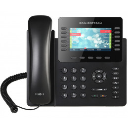 Telefono IP Grandstream GXP2170, LCD 4.3" color, 6 cuentas SIP 11 teclas de función RJ-45 Gigabit PoE, Bluetooth