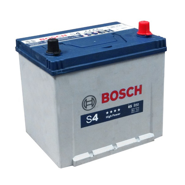 Bateria para Auto Bosch 65HP (80D23L) de 13 Placas 62AH Sellada Polos + - RC 125min. CCA 570 L 229mm AN 172mm AL 222mm