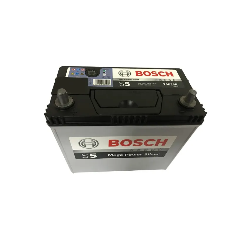 Bateria para Auto Bosch 70B24R de 13 Placas 58AH Sellada Polos -+ RC 92min. CCA 510 L 238mm AN 129mm AL 227mm