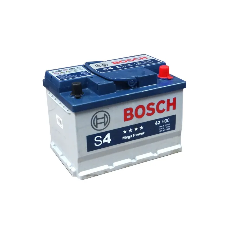 Bateria para Auto Bosch 42HP S4 (S4 55D) de 11 Placas 55AH Sellada Polos -+ RC 100min. CCA 460 L 233mm AN 174mm AL 172mm