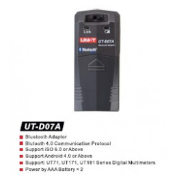 Modulo bluetooth para el UNI-T Series UT71  UT171 UT181  multímetros digitales serie adaptador Bluetooth, UT-D07A UNI-T