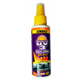 Silicona Protector UV3 Alto Brillo Citrus, 120ml, con filtro solar UV, 7702155130283 SIMONIZ