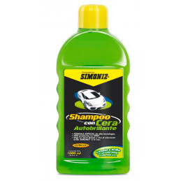 Champu Shampoo con Cera 1L Autobrillante Lavado, encerado y brillo en un sólo paso, 01477 SIMONIZ