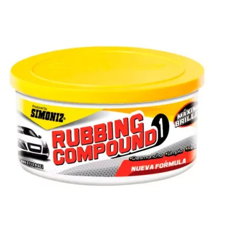  Pulidor Abrasivo Rubbing Compound 395gr Pasta Pule Desmancha Limpia Restaura Simoniz 103336 15.169492 Pulidor en pasta Rubbing 