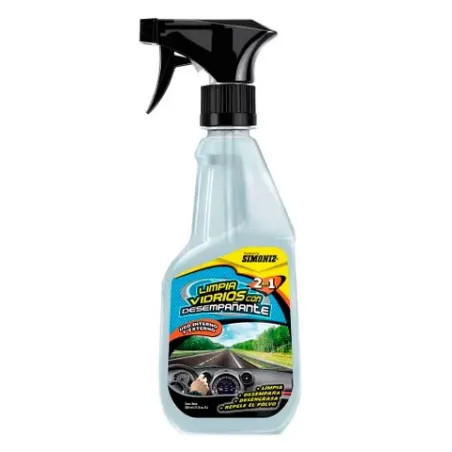  Limpia Vidrios Cristales 350ml con Desempañante 4 en 1 Vidrio Espejos Simoniz 110291 14.830508 Limpia Vidrios Cristales 350ml c