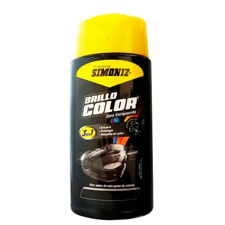  Cera Liquida Brillo Color Negro 300ml, 3 en 1 Encera Protege y Resalta el color, 38190 SIMONIZ 21.186441 Cera Liquida Brillo Co