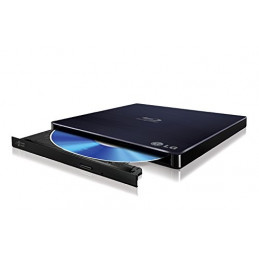 Blu-ray/ DVD Writer LG BP50NB40, 6x, Slim, externo, portátil, USB 2.0.