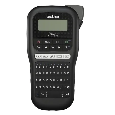  Rotuladora Brother PT-H110BK, Ptouch Portatil, 1 a 2 Lineas con Cintas Tze 12mm 162.711864 Rotuladora Brother PT-H110BK, Ptouch