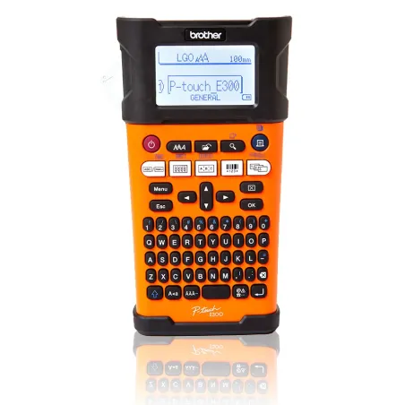  Rotuladora Brother Industrial PT-E300VP Con Bateria, Ptouch 1-5 Lineas con cintas Tze 18mm 521.186441 Rotuladora Brother Indust