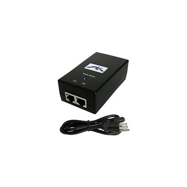 POE Ubiquiti POE-24-24W, 24V 1.0A 24W Output Power over Ethernet Adapter, 100-240v