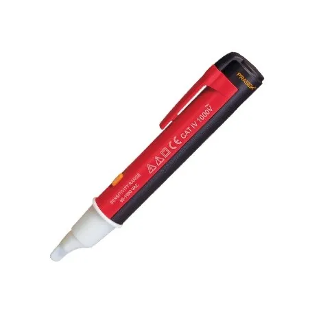 Probador Detector de Voltaje Corriente Prasek PR-12B, 90 - 1000V con Luz y vibrador Indicador 29.661017 Detector de Voltaje Pra
