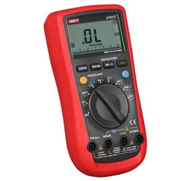 Multimetro Digital UNI-T UT-61C, AC750V DC1000V Voltaje Resistencia Capacitancia Temp Diodo Transistor Continuidad UNI-T-Multime