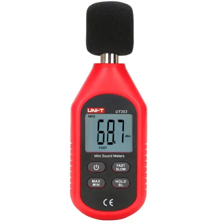 Decibelimetro Digital Medidor de Sonido UNI-T UT-353, Rango 30 - 130dB Sampling Rate Fast Slow UNI-T-Decibelimetro Digital Medid